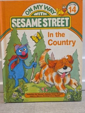 Sesame Street On My Way In the Country Book - Orange, Green, Blue, White, Brown